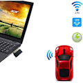 Miniatyrbillede 5 af 7: Trådløs bilmus - Ergonomisk optisk mus med USB 2.4G mini-modtager til pc, bærbar computer, notebook og Windows 10