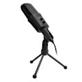 Miniatyrbillede 3 af 7: USB-kondensatormikrofon med ledning og justerbar stander til online-spil/live-udsendelse/videomøder - sort