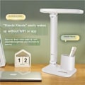 Miniatyrbillede 3 af 7: Bordlampe Stemmestyret Bordlampe Hjem Soveværelse Natbord Læselampe Kollegium Studie Studerende Lille Bordlampe Kollegium