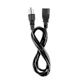 Miniatyrbillede 1 af 7: 10A 5ft 3-benet AC-adapter strømkabel ledning til pc-computer