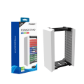Miniatyrbillede 1 af 6: Universal DVD-stativ Vertikal Organizer til Ps5 Playstation 4 Nintendo Switch Xbox Film Videospil Opbevaringstårn (12 Disk Etui)