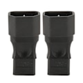 Miniatyrbilde 7 av 7: IEC320 C14 til C9 strømadapter hann til hunn 6A  strømstikkontakt adapter for PDU server UPS stikkontakt 2stk