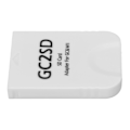 Miniatyrbillede 3 af 7: GC2SD-kortlæser Plug and Play Bærbar Professionel Spilkonsol Micro Storage-kortadapter til Wii til GC Hvid