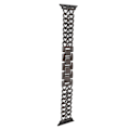 Miniatyrbillede 2 af 7: Metal Watch Band Sort Cowboy Style Udskiftningsrem Armbåndskæder til IOS Watch38mm/40mm