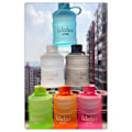 Miniatyrbild 2 av 2: Mini Liten Ren Hinkkopp Plast Vattenkopp Fancy [Frosted White] 650ml Singelkopp + Snöre