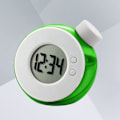 Miniatyrbild 5 av 5: Vattenkraft Saati - Dostu Saat Digital Väckarklocka Digital Väckarklocka Batterilös Vattenklocka LED-skärm Klocka (Grön)