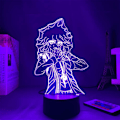 Miniatyrbilde 5 av 7: USB 3D Anime Illusionslampe Nagito Komaeda LED nattlyslampe for soveromsdekorasjon 7 farger berørings-/fjernkontroll 16 farger akryl neonlampe