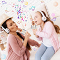 Miniatyrbillede 6 af 6: Rose Gold Karaoke Mikrofon med Bluetooth Sang Legetøj til Piger Fødselsdagsgaver til 9 10 11 12 År Gamle Børn Strømpe Strømper