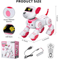 Miniatyrbilde 7 av 7: Fjernstyrt robot-hundeleke: Programmerbar robotvalp for barn, smart interaktiv robotkjæledyrhund, dansende, syngende, stuntdyrleke for småbarnleker