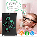 Miniatyrbillede 3 af 6: 8,5 tommer LCD skrivetablet kontor whiteboard opslagstavle køkken memo opslagstavle køleskabstavle magnetisk daglig planlægger gaver til børn (sort)