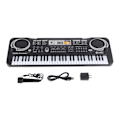 Miniatyrbillede 1 af 5: 61-tangenters elektrisk digitalt keyboard klaver musikinstrumenter legetøj til børn med mikrofon