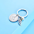 Miniatyrbillede 2 af 5: Til min datter nøglering fra far mor Inspirerende gave Glem aldrig, at jeg elsker dig for evigt Fødselsdagsgave Gradueringsgaver (Til min datter fra mor