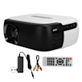 Miniatyrbilde 1 av 7: DR‑860 1080P Mini Projektor Svart LED Bærbar Projektor Hjemmekino Smart Projektor AC 100‑240VEU Plugg