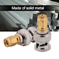 Miniatyrbillede 3 af 7: 1 stk. Metal SMA han til BNC han adapter SMA-J / BNC-J stik til tovejsradio