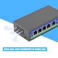 Pikkukuva 4 / 7: POE Power Over Ethernet -kytkin 4 portin POE   1 Uplink -portti IEEE802.3Af AT