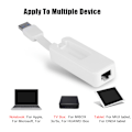 Miniatyrbillede 2 af 7: Hvid USB3.0 til netværksgrænseflade Gigabit-kabelkort Ethernet-portkonverteradapter