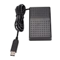 Miniatyrbillede 2 af 7: USB Fodpedal USB Enkelt Pedal Mekanisk Afbryder med Indikatorlys Standard HID Programmerbar PC Tastatur Mus Enhed