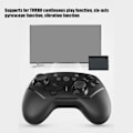 Miniatyrbild 7 av 7: Trådlös trådbrytare Gamepad Controller Joypad Fjärrkontroll för Switch Console Joystick Svart