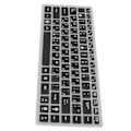 Miniatyrbild 4 av 7: Tangentbordsskydd för ASUS-datorns tangentbord 1:1 exakt passform tydligt tryckta ultratunna tangentbordsskydd
