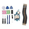 Miniatyrbillede 1 af 7: USB-opladningsport Flex-kabel udskiftning oplader Dock Board Flex-kabel stik til Galaxy S21 G991B/N  Version med værktøjer