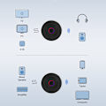 Miniatyrbillede 7 af 7: 2-i-1 Bluetooth 5.0 trådløs lydtransmitter modtager 10M transceiver til computere