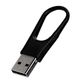 Pikkukuva 3 / 7: 16G Mini-kokoinen kannettava värikäs solki USB2.0 U-levy Windows Vista/7/10/Mac Black