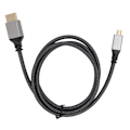 Pikkukuva 1 / 7: 4K HD Multimedia Interface -kaapeli, uros-uros, 18 Gbps, suuri nopeus, 4K 60 Hz, HD-neuloksella varustettu mikro-HD Multimedia Interface -sovitinkaapel, 1 metri