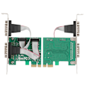 Miniatyrbillede 4 af 7: ST316 PCI-E til 2-port RS232 udvidelsesadapterkort serielt kort