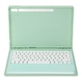 Pikkukuva 2 / 7: For Tab S8 näppäimistökotelo Matcha Green säädettävä kulma PU-kotelo irrotettava tabletti langaton näppäimistö SM X800 S7 FE ilman kosketuslevyä