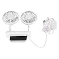 Miniatyrbillede 3 af 7: Monitor Fan 2 Hoveder 3 Hastighedstilstande 6,6ft USB-kabel Lydløs Pladsbesparende Clip On Computer Fan til Familie Kontor Hvid