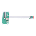 Miniatyrbillede 7 af 7: M.2 NGFF Key til PCIe 8X forlængerkabel 2.5Gpbs Nem at installere Plug and Play M.2 Key A E til PCIe 8X Riser-kabel