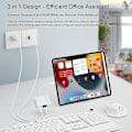 Miniatyrbilde 5 av 7: [Apple MFi-sertifisert] Lightning til RJ45 Ethernet-adapter, 3 i 1 USB til Lightning-adapter med ladeport og RJ45 Ethernet-port