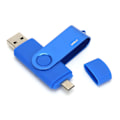 Miniatyrbillede 2 af 7: Yvonne U-disk OTG dobbelt port mini plugin flashdrev dataoverførsel lagerenhed YT602-2(128G )