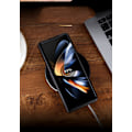 Miniatyrbild 4 av 5: Kompatibel med Samsung Galaxy Z Fold 3 Fodral Präglad Läder Folio Flip Lyx Design PU Läder Stötsäkert Skyddsfodral