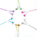 Miniatyrbilde 1 av 7: Glow In The Dark Hodetelefoner Lysende Glidelås In-Ear Headset Øretelefon Ørepropp JS