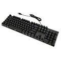 Miniatyrbild 6 av 7: Mekanisk tangentbord i fullstorlek, 104 tangenter, USB-anslutet speltangentbord med numeriskt tangentbord, röd brytare för Windows, svart