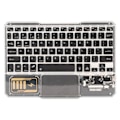 Miniatyrbilde 2 av 7: Bluetooth-tastatur Multifunksjon Ultra Slim Gjenladbar Bakgrunnsbelysning RGB-nettbrett-tastatur for IOS for Android
