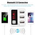Miniatyrbilde 4 av 7: 3 USB Mini Lader Bilsett Bluetooth Handsfree Dial FM Radiosender MP3-spiller