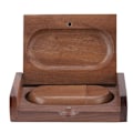 Miniatyrbild 1 av 7: Trä Ovalformade Flash-enheter Lagring USB 2.0 U-disk Minnespinne (128G)