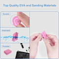 Miniatyrbild 3 av 7: Nagelbuffertar (50-pack), Mini Buffer Block Nagelfil för Akrylnaglar och Naturliga Naglar, 100/180 Grit Nagelbuffer Block Bulk Buffning