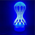 Miniatyrbilde 6 av 7: Wrecking Ball lampe 3D illusjons nattlys, fjernkontroll bordlampe, USB-lader belysning hjem dekorasjon for barn, bursdagsgave (fjernkontroll)