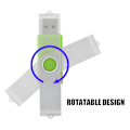 Pikkukuva 4 / 7: Pyöritettävä karkkivärinen USB 2.0 -muistilaite Peukalo Flash-asema U-levy (Vihreä 16G)