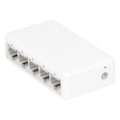 Miniatyrbillede 6 af 7: 5-Port Switch 100M Hurtig Transmission Fuld Kompatibel Computer TV Netværksadapter 100-240VUK Stik