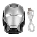 Miniatyrbillede 1 af 7: For Iron Man Hjelm Bluetooth Genopladelig Højttaler Support TF Hukommelseskort /AUX /USB Højttaler