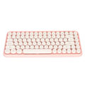 Miniatyrbilde 4 av 7: Trådløst Bluetooth-tastatur 84 taster Retro runde tastehetter Tastatur for IOS for OS X for Windows for Android for datamaskin mobiltelefon
