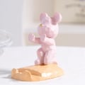 Pikkukuva 4 / 5: Söpö karhu puhelinteline Työpöydän puhelinteline Pidike Työpöydän väkivaltainen karhu Tablettiteline Pink
