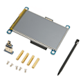 Miniatyrbillede 2 af 7: 4in HD Multimedia Interface LCD IPS-skærm 800x480 opløsning resistiv touchskærm med stylus til Raspberry Pi