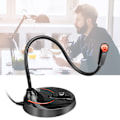 Miniatyrbillede 2 af 7: Computer Mikrofon USB Bøjbar 360 Grader Omnidirektionel Drive Free PC Desktop Mike