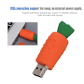 Pikkukuva 7 / 7: 16G Mini Portable Carrot USB U Disk for Windows Vista/7/10/Mac