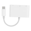 Pikkukuva 4 / 7: NK‑107TC Type‑C -sovitinmuunnin ulkoinen verkkokortti RJ45 100M Internet USB -kuulokemikrofoni